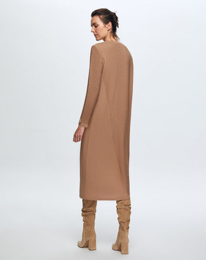 T24K-4001 Corded Knitwear Dress - 5
