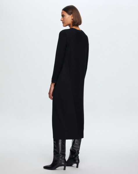 T24K-4001 Corded Knitwear Dress - 7