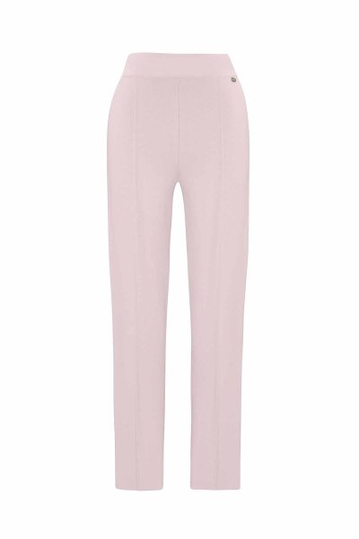 Dar Paça Triko Pembe Pantolon - 1