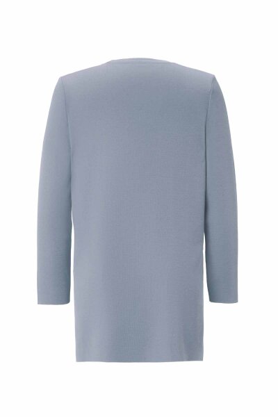 Long Sleeve Basic Blue Knit Tunic - MISS DALIDA (1)