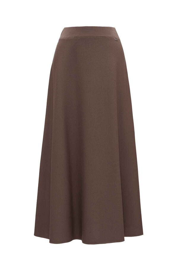 Rahat Kesim Triko Vizon Etek - 1