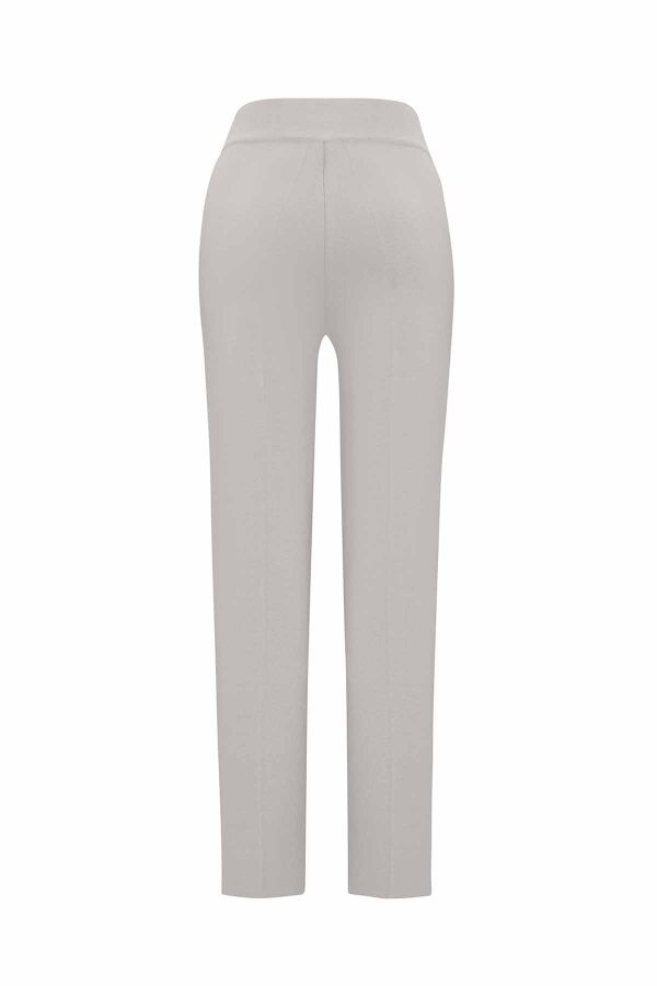 Slim Fit Knitted Stone Pants - 2