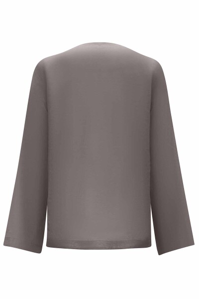 Solid Color Linen Short Jacket - 12