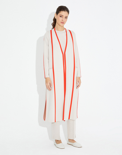 T23Y-7000 Dar Paça Triko Pantolon 1015-RED - 14