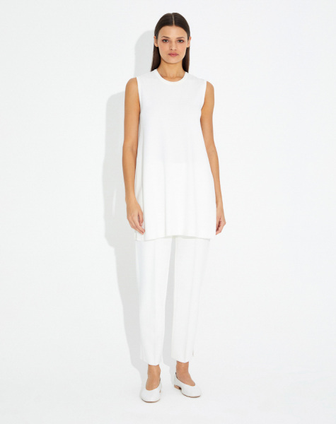 T23Y-7000 Dar Paça Triko Pantolon 1183-BLUE - 5