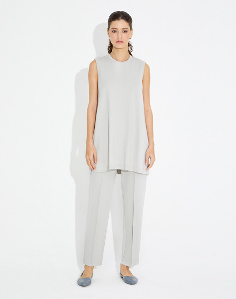 T23Y-7000 Dar Paça Triko Pantolon 1183-BLUE - 22