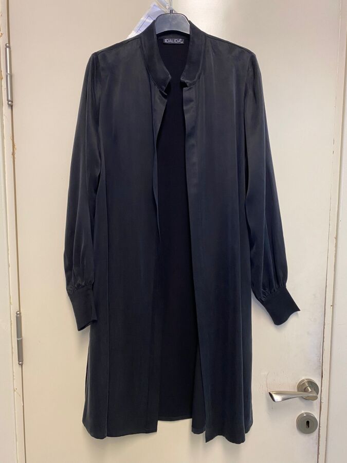 T24K-3001 Hakim Yaka Kupro Gömlek BLACK - 1