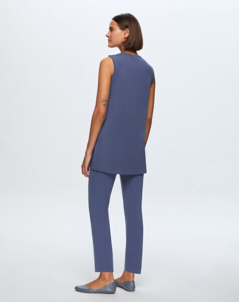 T24K-7000 Dar Paça Triko Pantolon DIDO-BEİGE - 11