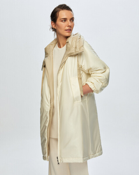 T24K-8017 Triko Astarlı Hafif Mont STONE - MISS DALIDA (1)