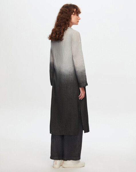 T24Y-3000 Gradient Long Linen Shirt - 7