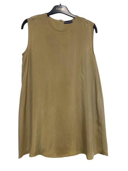 T24Y-6007 Sleeveless Cupro Tunic - 15