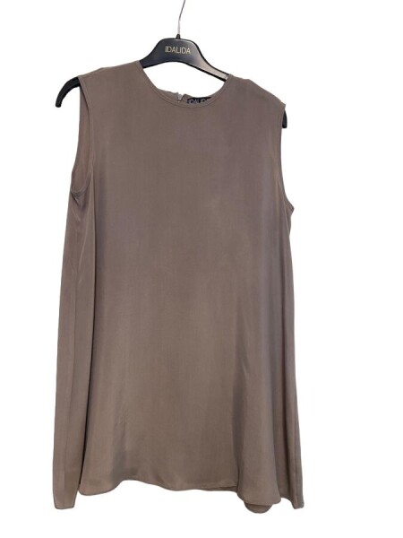 T24Y-6007 Sleeveless Cupro Tunic - 13