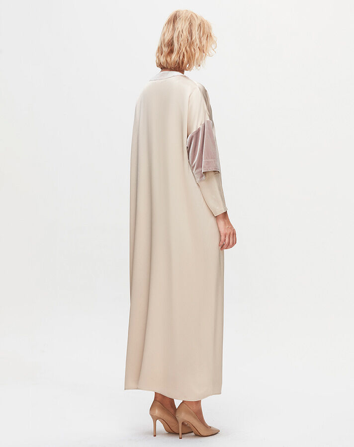 T25K-0007 İç Elbiseli Kaftan - 2