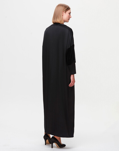 T25K-0007 İç Elbiseli Kaftan - 5