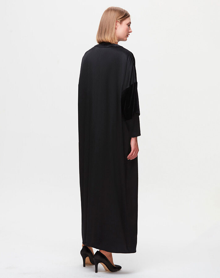 T25K-0007 İç Elbiseli Kaftan - 5
