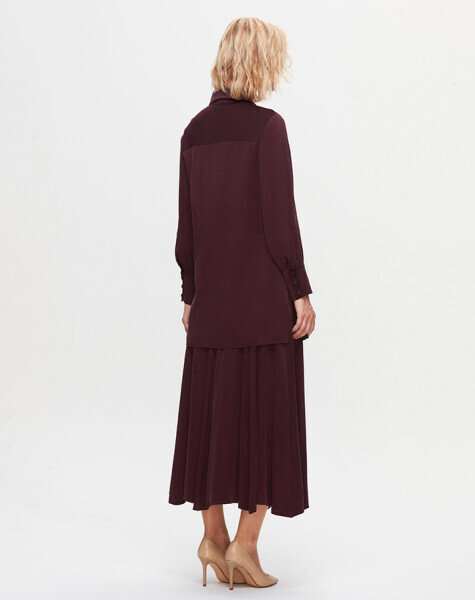 T25K-3001 Cupro Siyah Gömlek - 2