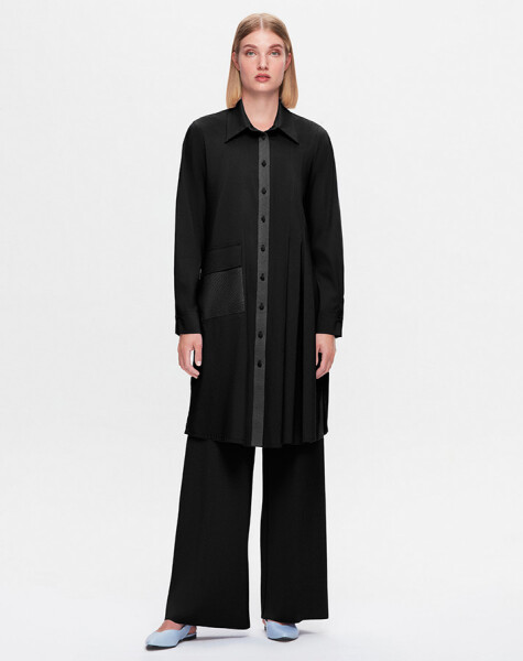 T25K-3004 Tek Cepli Poplin Gömlek - 4