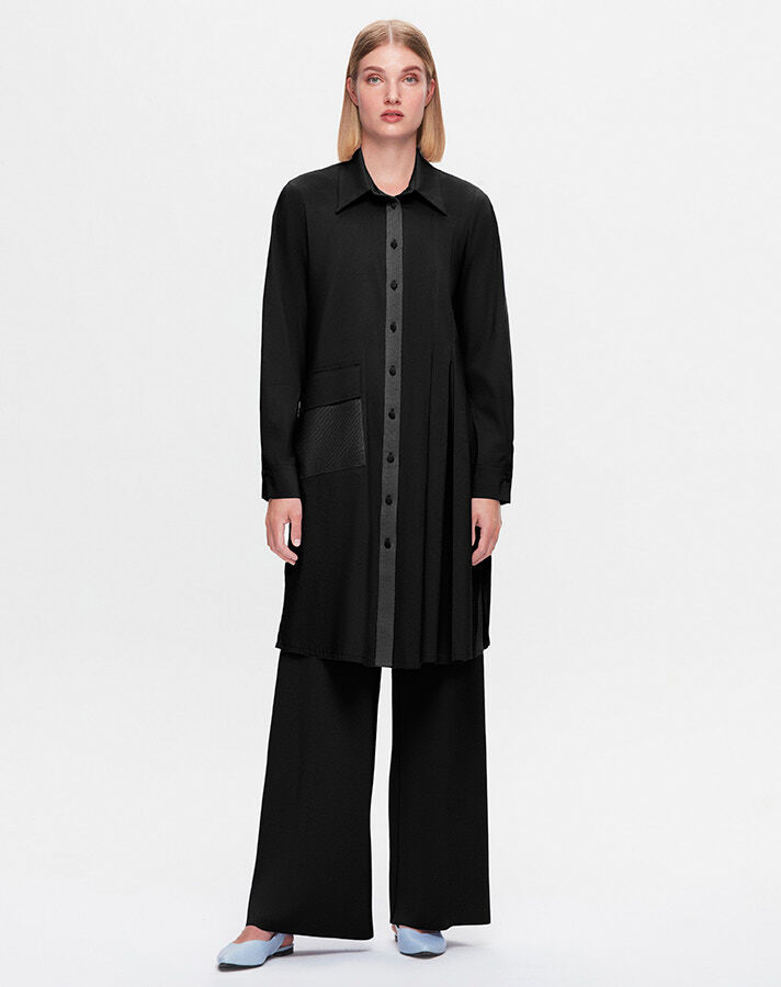 T25K-3004 Tek Cepli Poplin Gömlek - 4