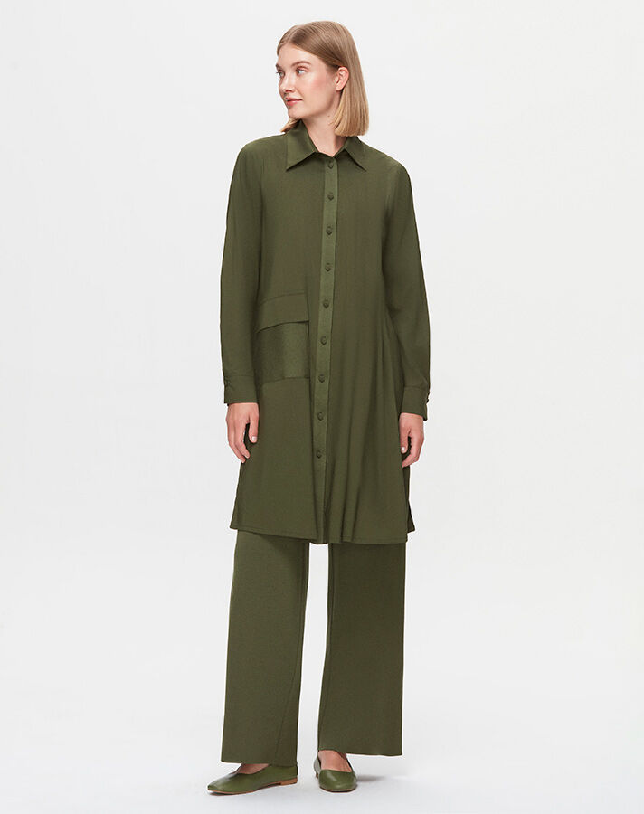 T25K-3004 Tek Cepli Poplin Gömlek - 2
