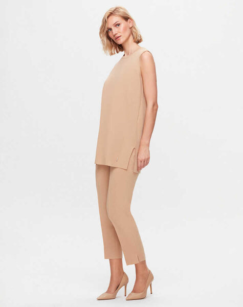 T25K-6000 Kolsuz Basic triko tunik DIDO-BEİGE 