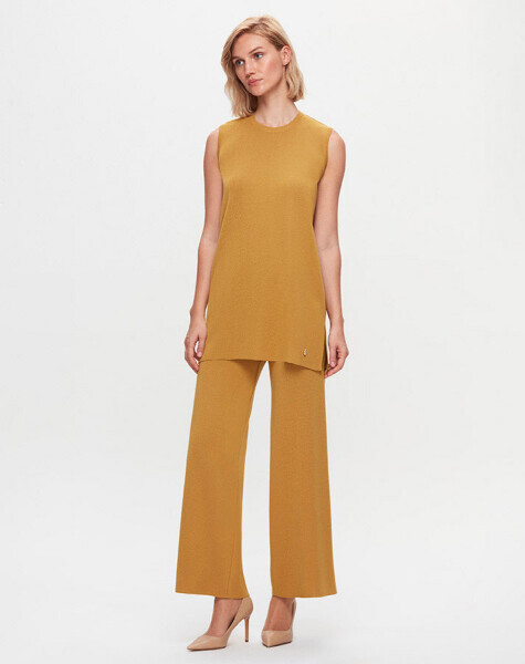 T25K-6000 Kolsuz Basic triko tunik DOTE-MUSTARD 