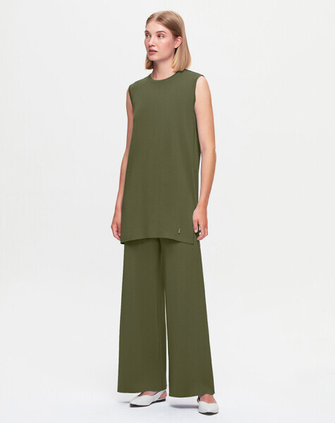 T25K-6000 Kolsuz Basic triko tunik FARAD-GREEN 