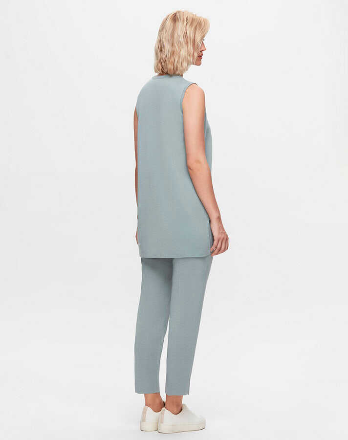 T25K-6000 Kolsuz Basic triko tunik MANİA-RESEDA - 2