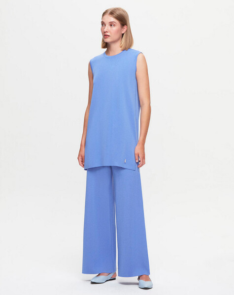 T25K-6000 Kolsuz Basic triko tunik PB13E-BLUE - MISS DALIDA