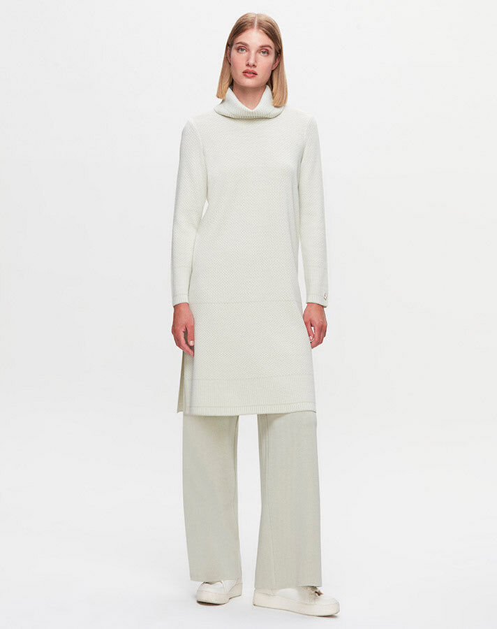 T25K-6017 High Collar Long Tunic - 7