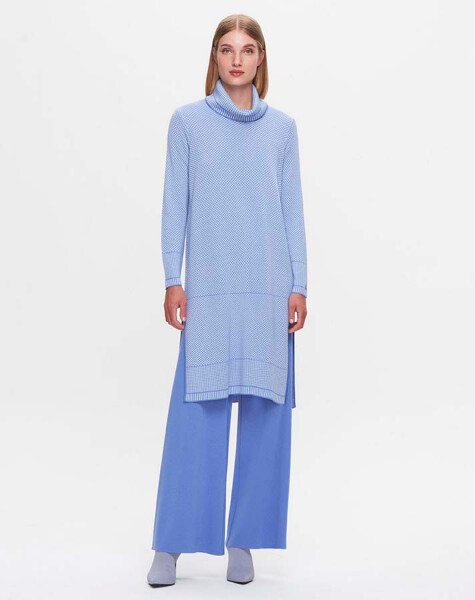 T25K-6017 High Collar Long Tunic - 10