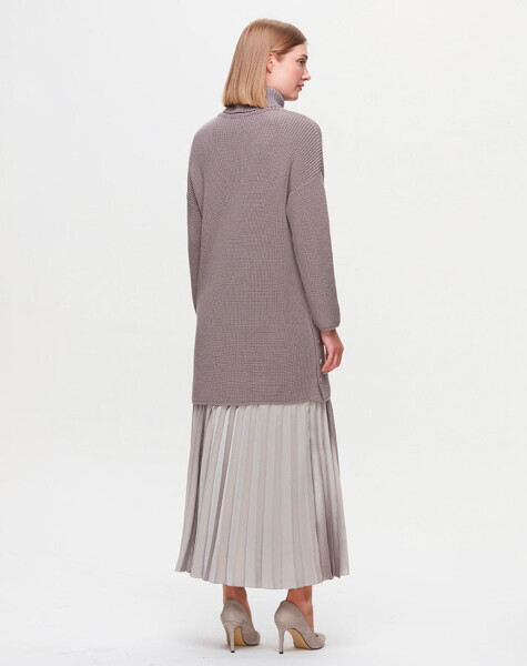 T25K-6034 Yanları Düğmeli Selanik Tunik SCURE-MİNK - 3