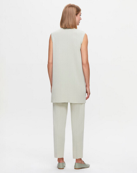 T25K-7000 Dar Paça Triko Pantolon MANİA-RESEDA - MISS DALIDA (1)