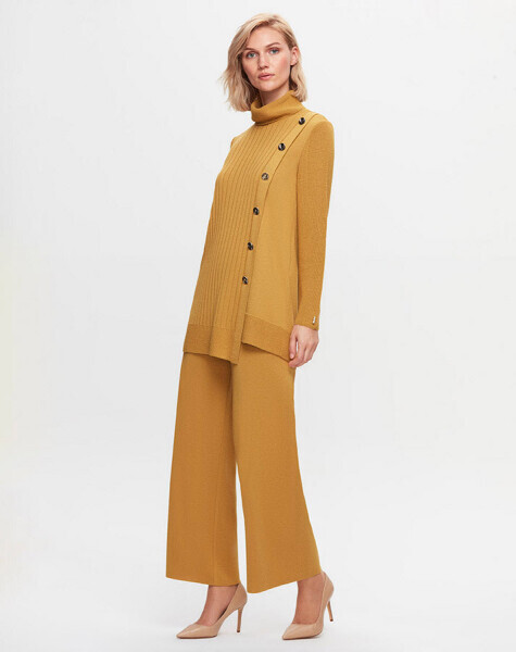 T25K-7001 Bol Paça Triko Dote Mustard Pantolon 