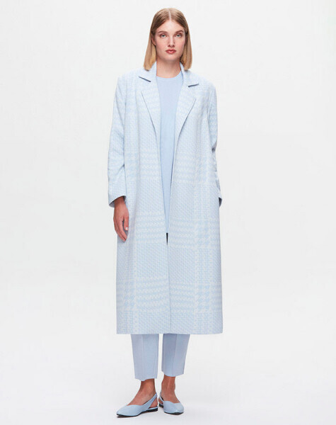 T25K-8006 Piyedepıl Desenli Kaban PATIO-LIGHT SAPPHIRE - 2