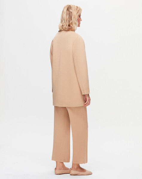 T25K-8009 Çelik Örgü Blazer Ceket DIDO-BEİGE - 3