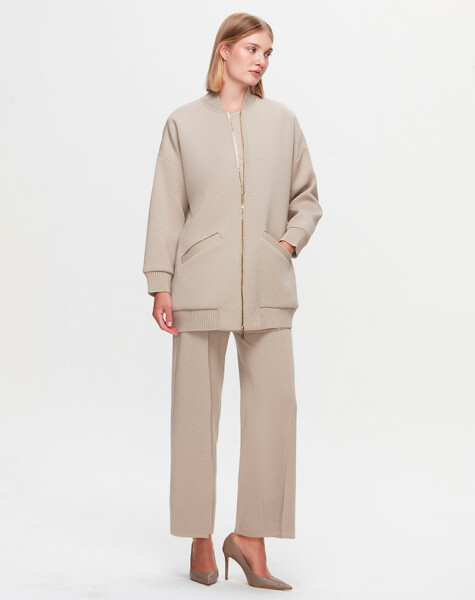 T25K-8014 Bomber Triko Ceket - 1