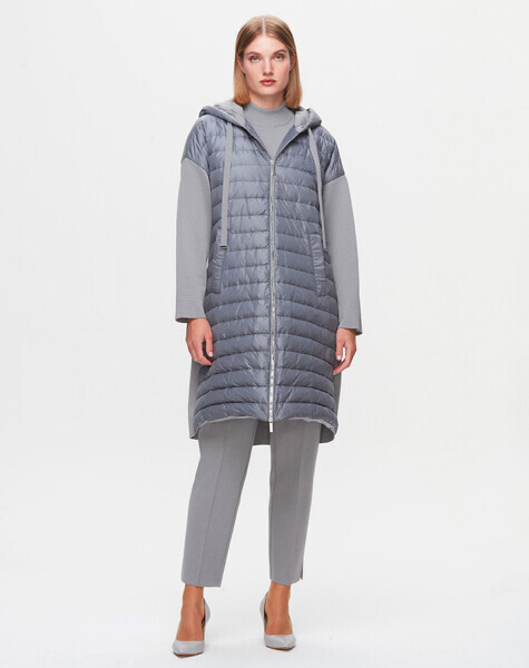 T25K-8017 Kolları Triko Mont VİALE-GREY 