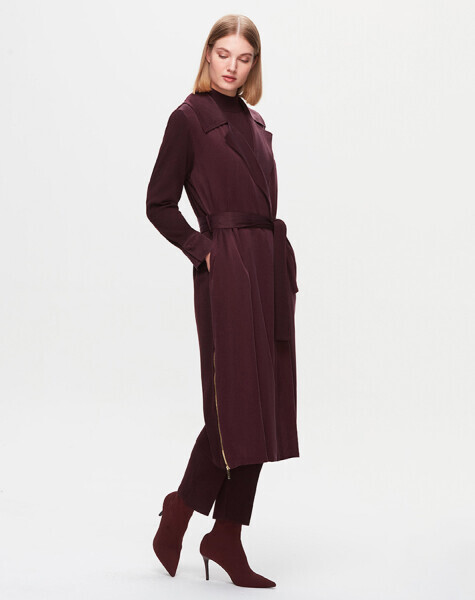 T25K-8022 Cupro-Triko Oubergine Kap - 2