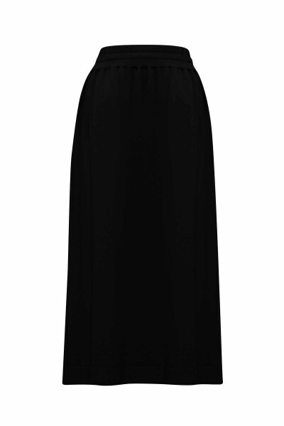 Beli Lastikli Rahat Kesim Siyah Etek - 2