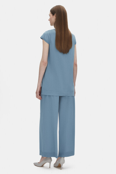 Kolsuz Basic Triko Olive Tunik - 2