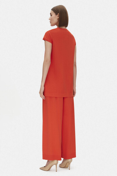 Kolsuz Basic Triko Olive Tunik - 4