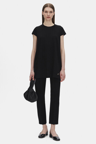 Kolsuz Basic Triko Olive Tunik - 14