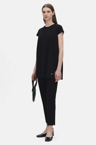 Kolsuz Basic Triko Olive Tunik - 15