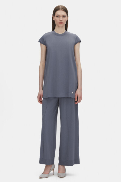 Kolsuz Basic Triko Olive Tunik - 18