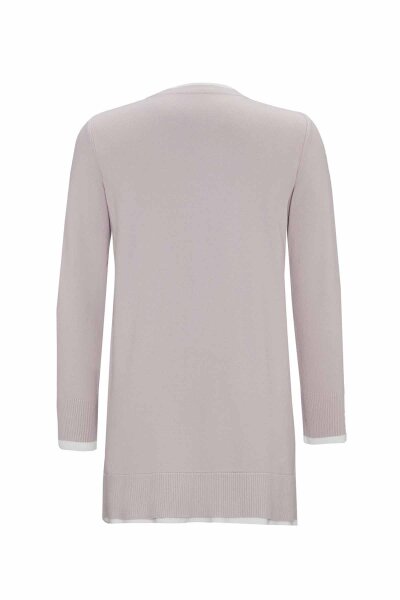 Yakası Yırtmaçlı Triko Stone Tunik - 2