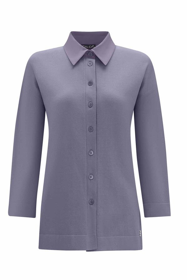 Gömlek Yaka Triko Bullet Tunik - 1