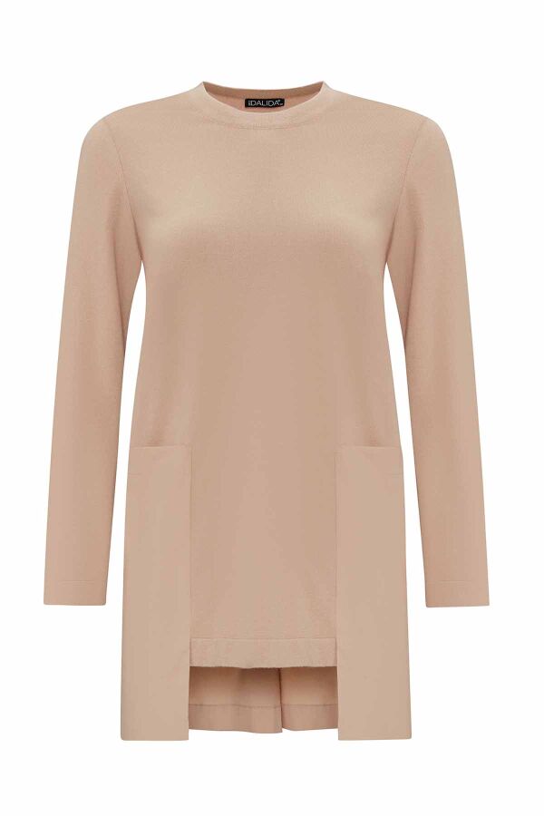 Poplin Cepli Triko Camel Tunik - 1