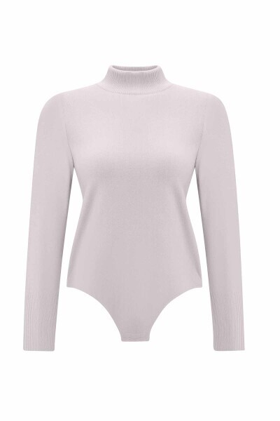 Touch Me Dik Yaka Krem Bodysuit - 1
