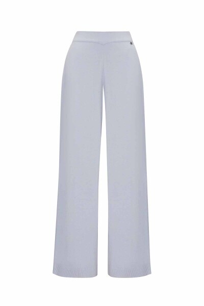 Touch Me Bol Paça Triko Gri Pantolon - 1