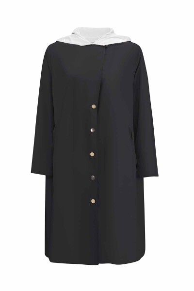 Hafif Yumoş Siyah Mont - MISS DALIDA